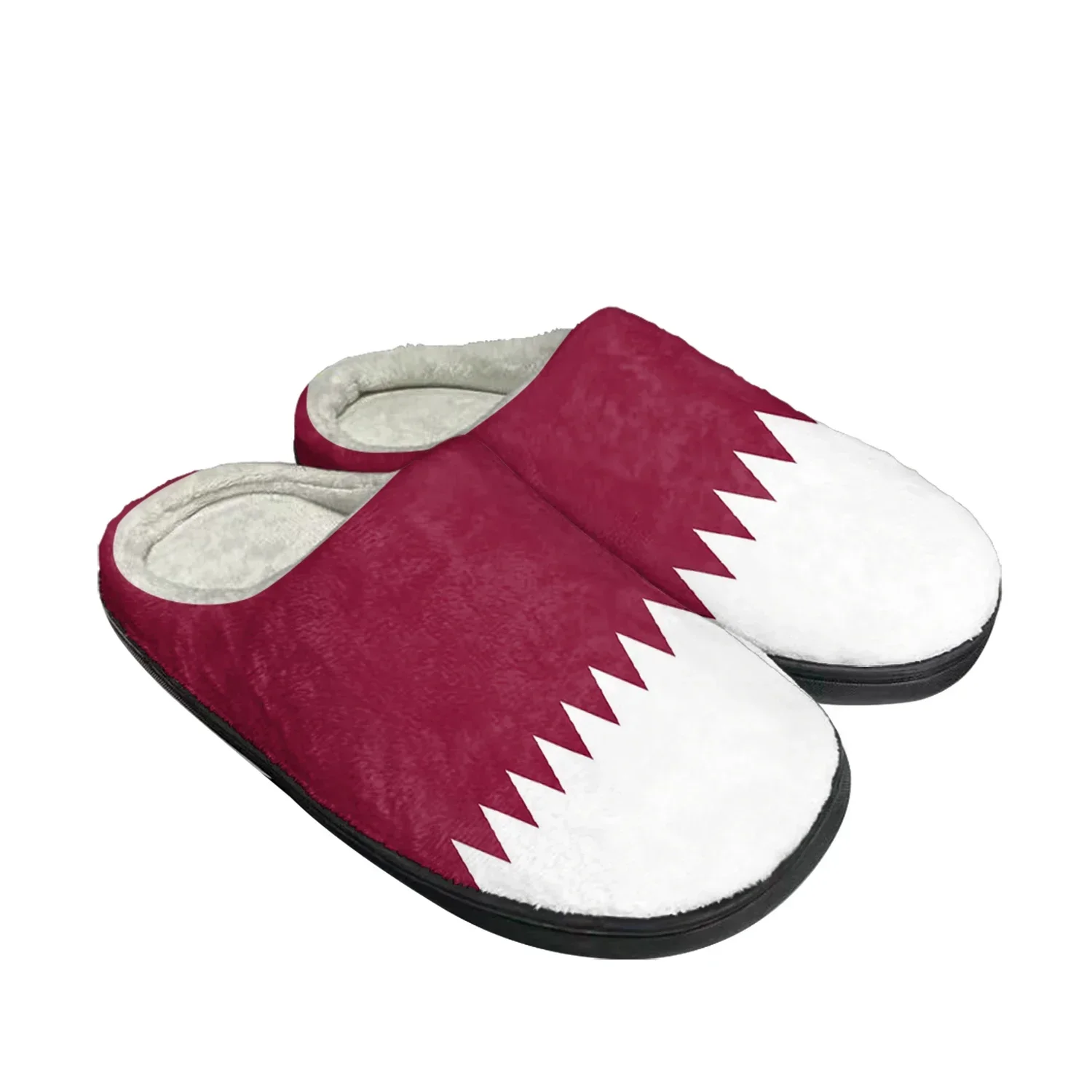 Men Shoes Qatar - Katar Bayrağı Ev Pamuklu Özel Terlik
