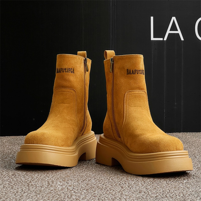 Men'S Shoes Timberland - Kışlık Avrupa Amerika Retro Kalın Taban