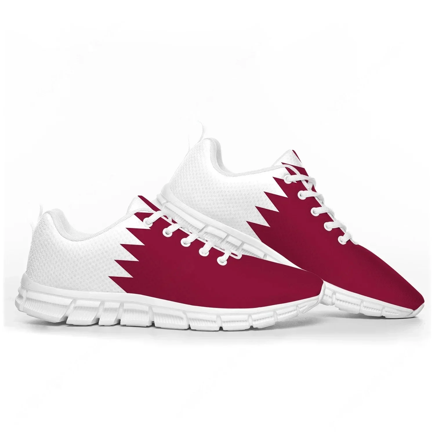 Men Shoes Qatar - Katar Bayraklı Spor Ayakkabıları Erkek Kadın