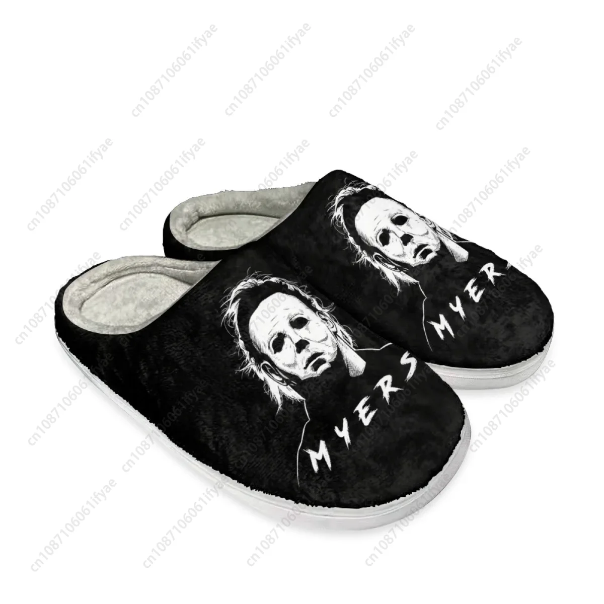Men Shoes Myer - Korku Filmleri Siyah Michael Myers Desenli