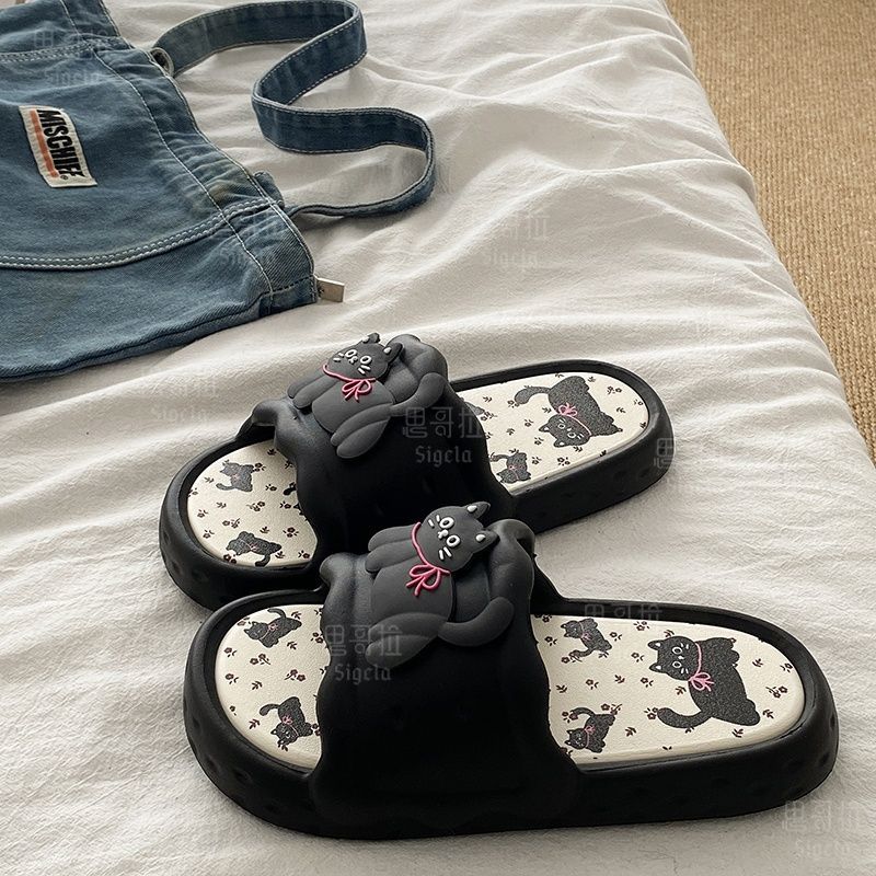 Baskı Sevimli Ayı Kadın Terlik - Men Shoes On Sale incelemesi ve fiyatı